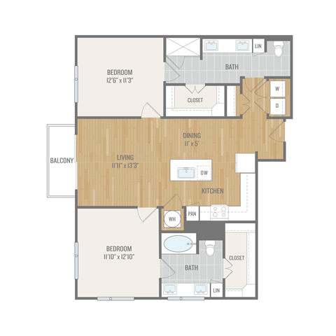 Lyra on McKinney B3 Floor Plan